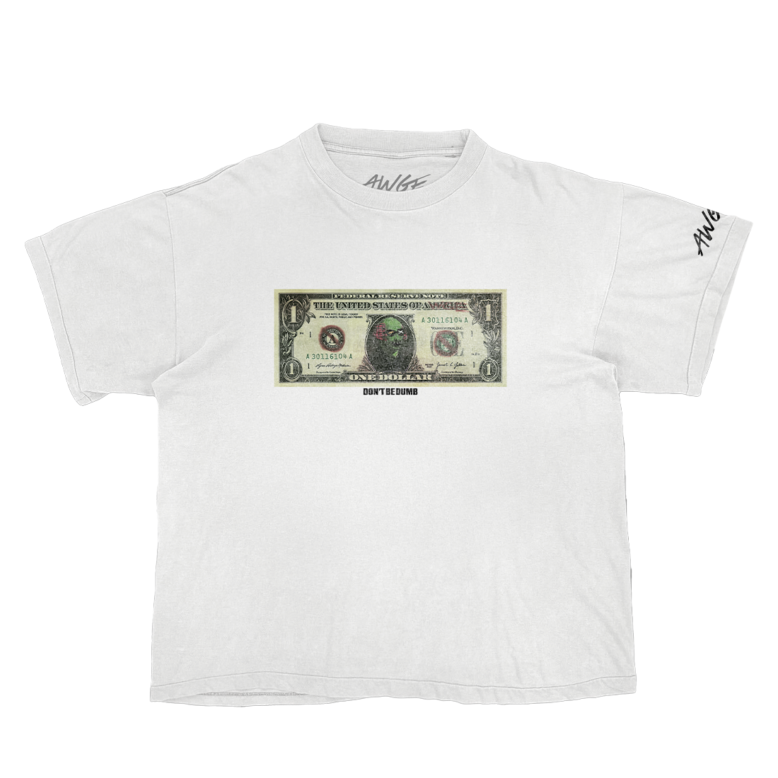 ASAP Rocky - Don't Be Dumb Tour Dollar Bill Dateback T-Shirt