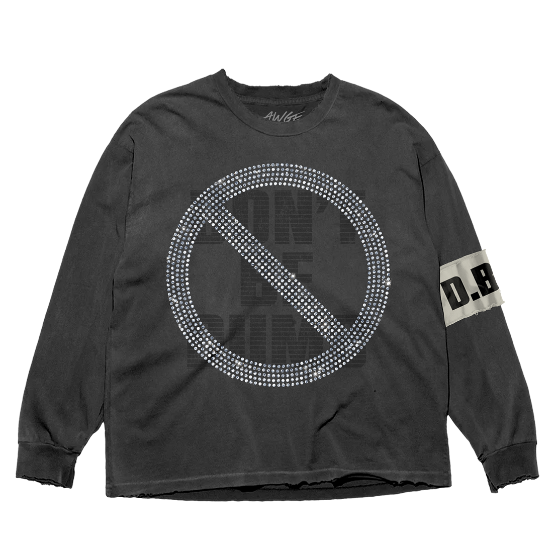 ASAP Rocky - Don't Be Dumb Tour Rhinestone Long Sleeve