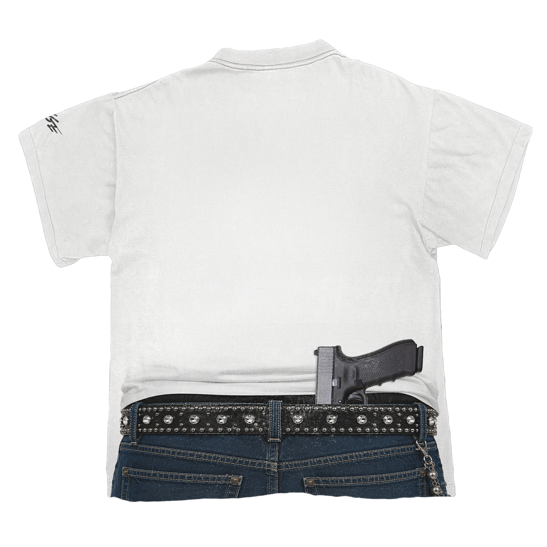 ASAP Rocky - RHINESTONE TROMP L'OEIL TEE