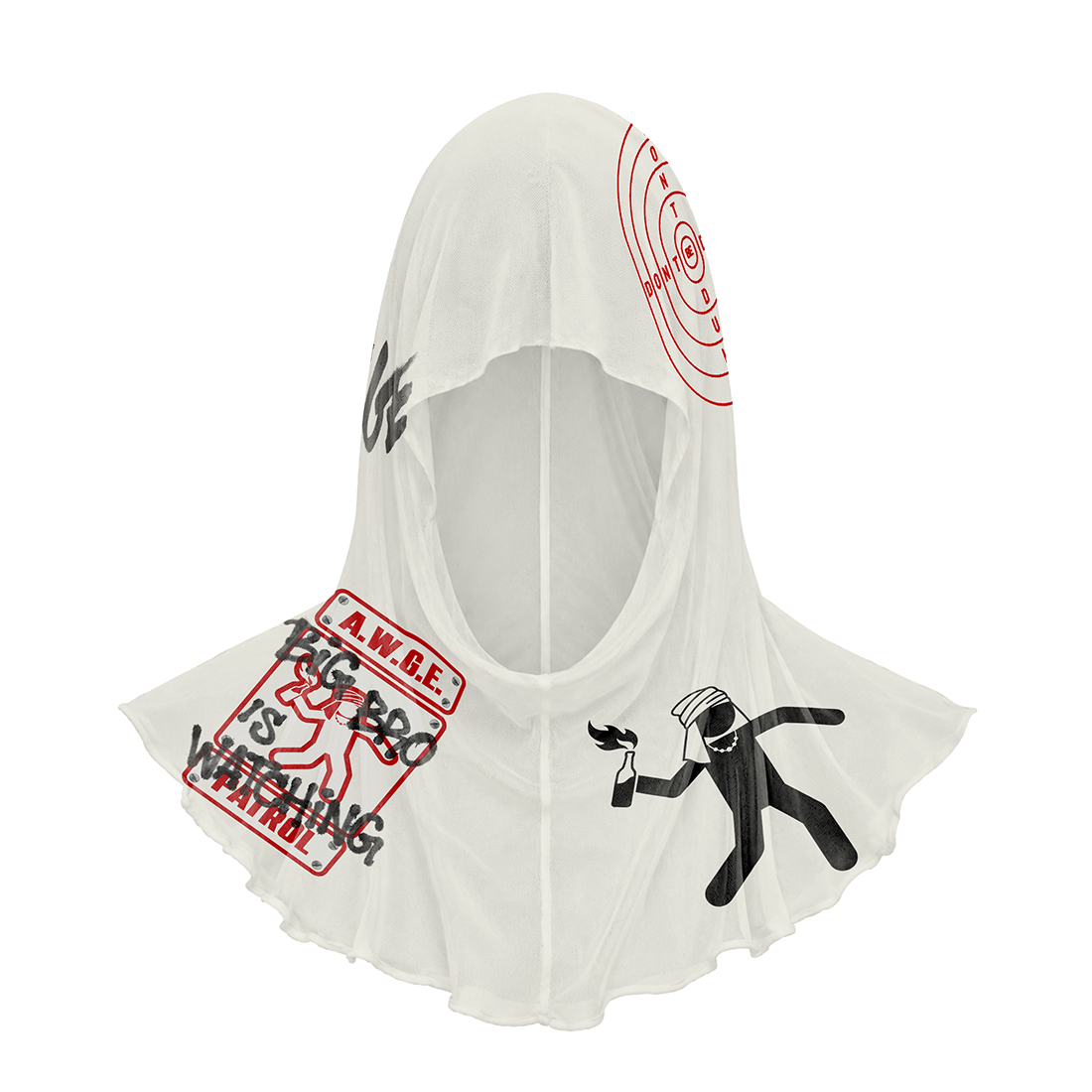 ASAP Rocky - Don't Be Dumb Tour Mesh Hood