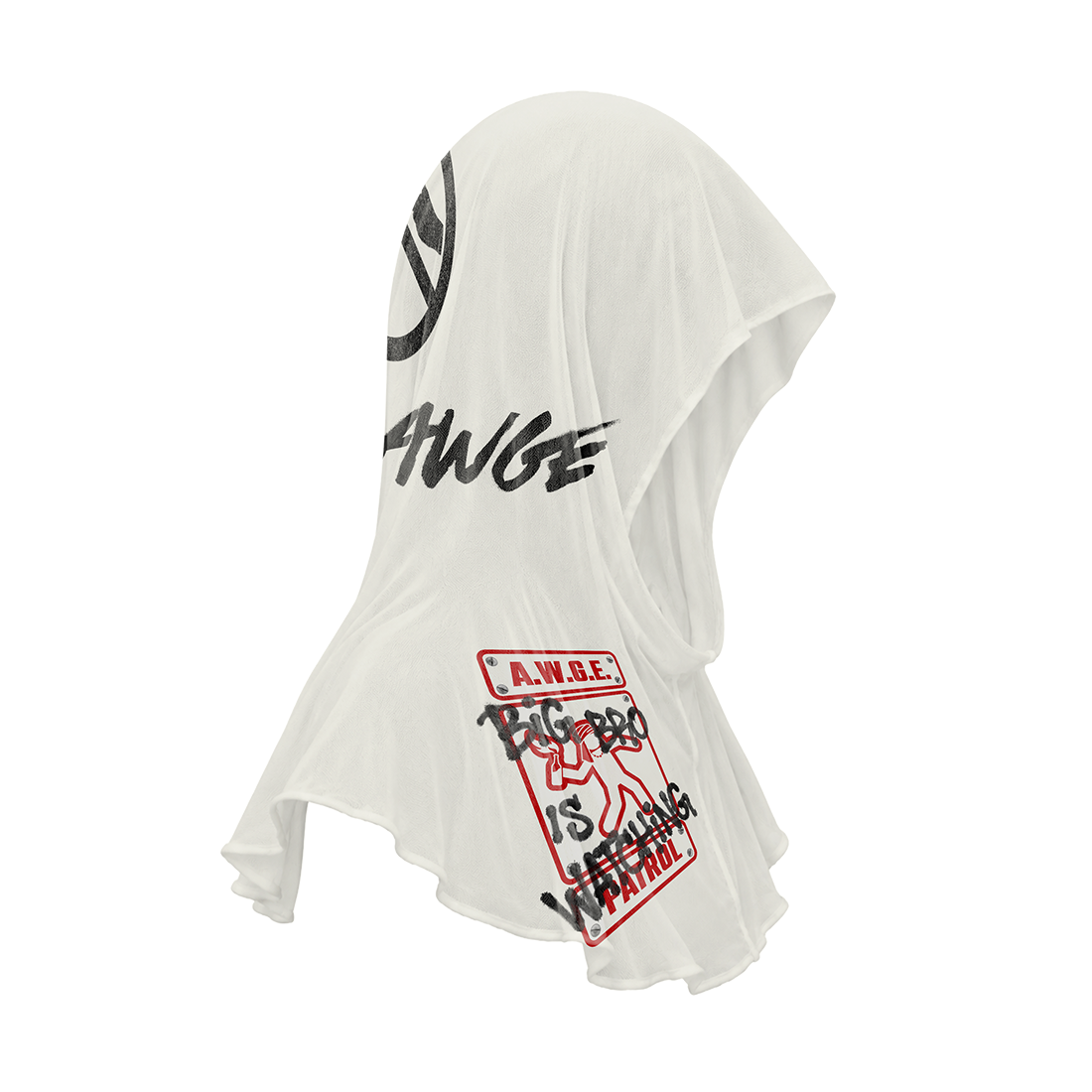 ASAP Rocky - Don't Be Dumb Tour Mesh Hood